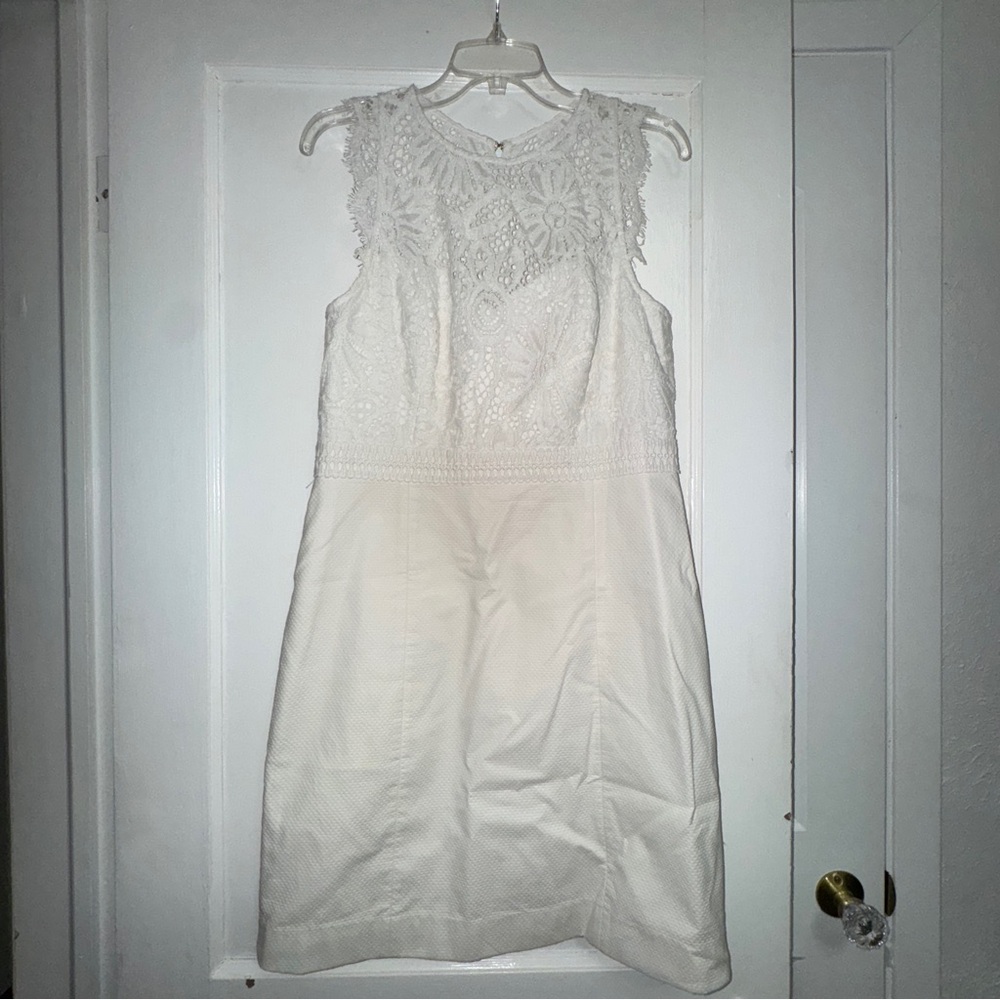 Lilly Pulitzer White Sheath Mini Dress